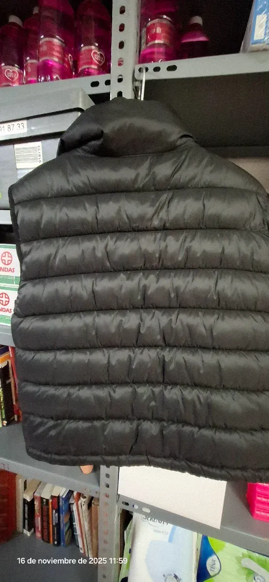 Colete de penas preto infantil