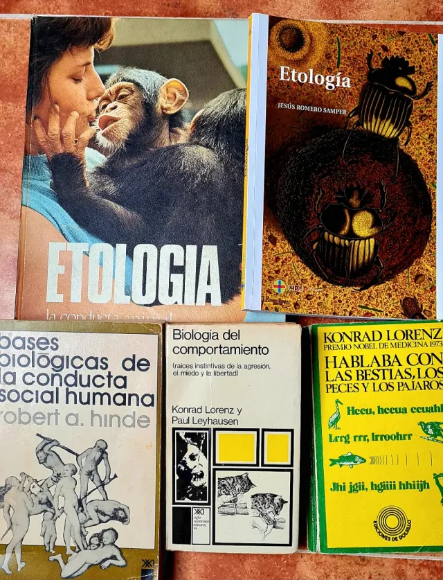 Colección libros Etología Konrad Lorenz