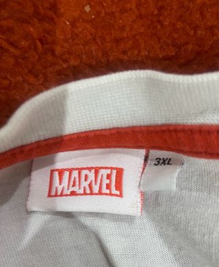 Camiseta MARVEL Blanca Talla 3XL