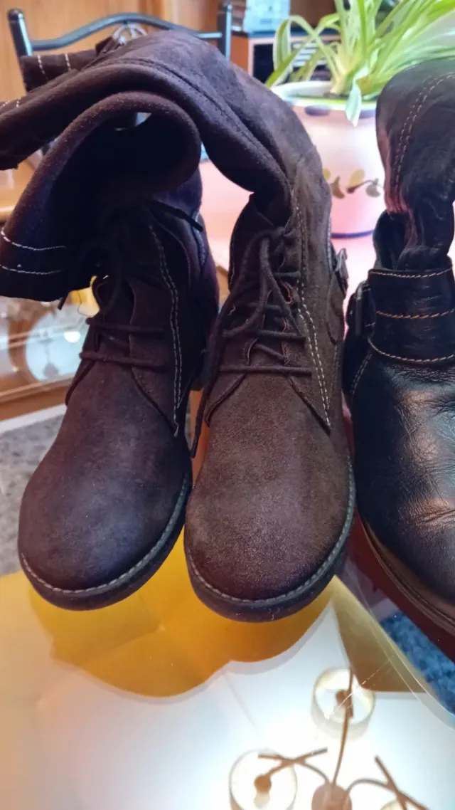 Lote Botas Marrones y Negras