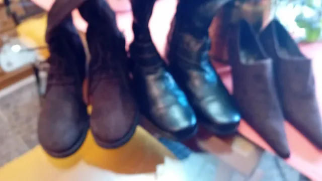 Lote Botas Marrones y Negras