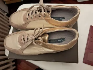 Scarpe donna Frau 39 beige/oro