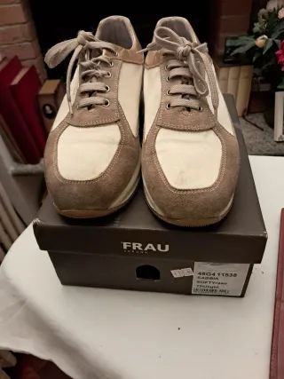 Scarpe donna Frau 39 beige/oro