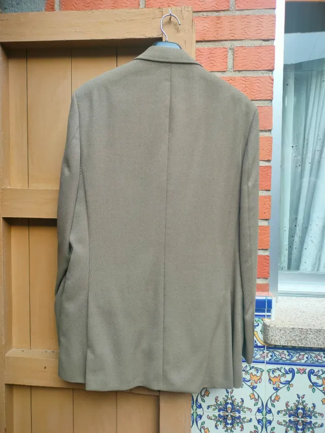 Traje Zara Marrón Hombre