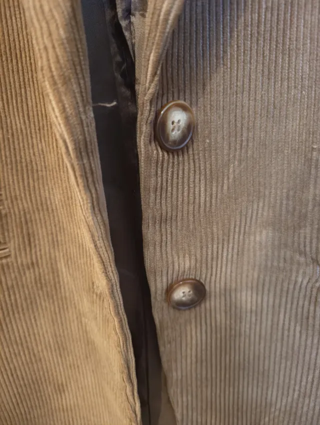 Chaqueta pana mujer camel tostado