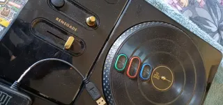 Lote DJ Hero Renegade PS3: 2 juegos 2 platos micro