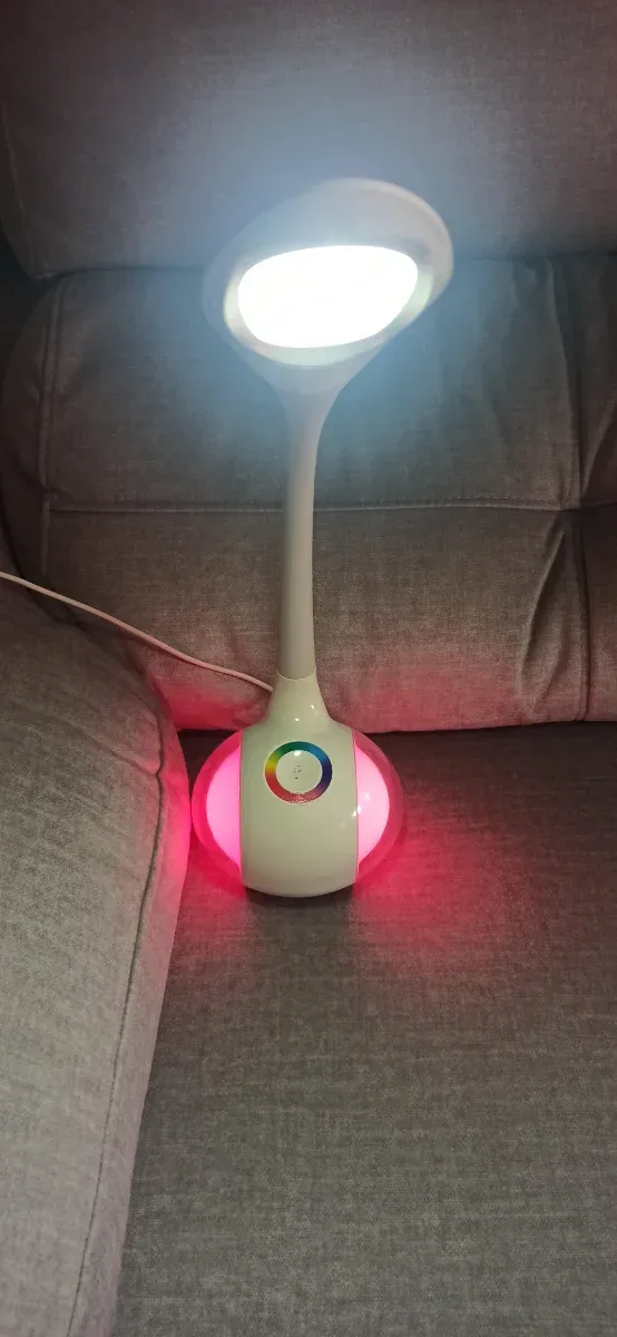 Lámpara LED Escritorio RGB Blanca