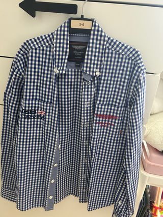 Camisa Hackett Niño Talla 9-10 Aston Martín