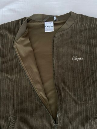 Chaqueta Clepto cremallera verde M