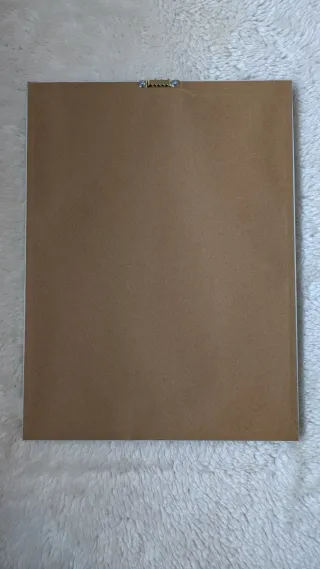 Cuadro pared con bordado de flores en jarrón Prima