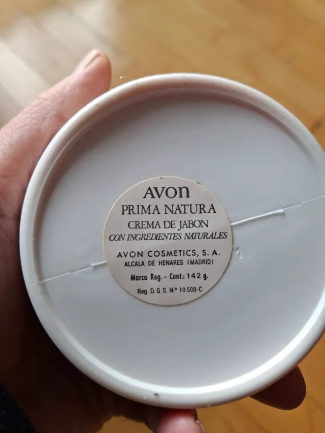 Avon Prima Natura Crema de Jabón Vintage años 70.