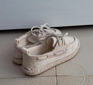 ZARA Espadrilles niños, Talla 29 Beige