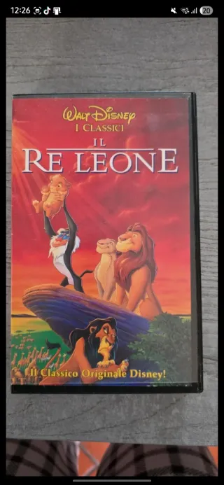 Il re leone 1995 (VHS)VS4536 Walt Disney