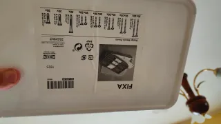 Set viti e tasselli IKEA FIXA con valigetta