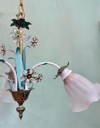 Conjunto lámpara techo y 2 lamparitas