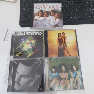 Lote 5 CDs Música Pop/Rock/R&B