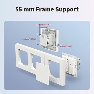Aqara Light Switch H2 EU 2 Buttons, 1 Channel