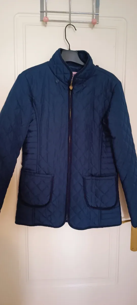 Abrigo niña azul marino talla 15-16