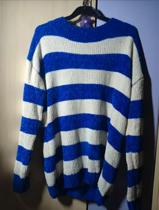 Jersey a rayas de punto. Talla M-L