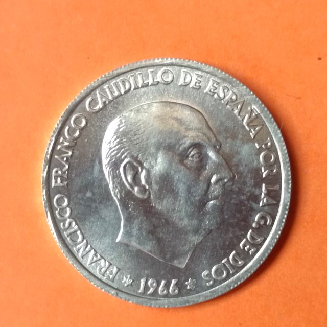8 Monedas 50 Céntimos Franco 1966 sin circular