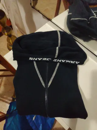 Chaqueta Armani Jeans Hombre XXL Negra