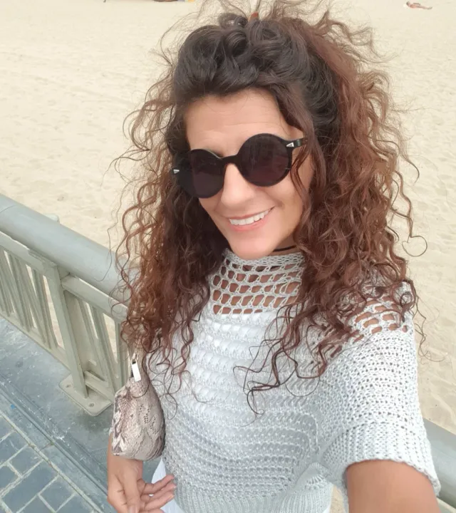 Jersey gris calado talla única manga corta