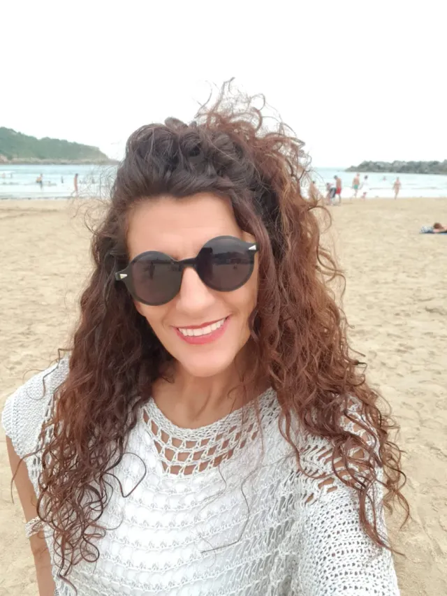 Jersey gris calado talla única manga corta