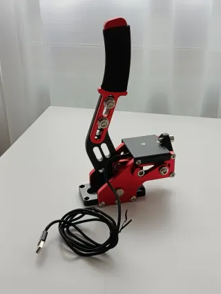 Freno a mano USB Simracing Rosso. Per PC.