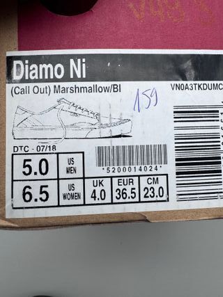 Vans Diamo Ni Zapatillas Ante, talla 36.5