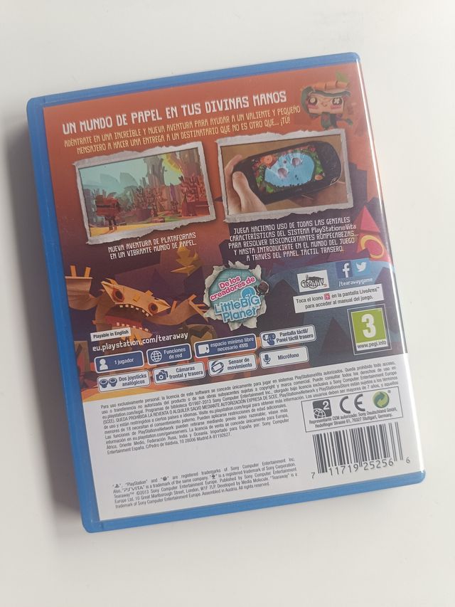 Tearaway PS Vita