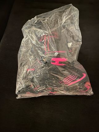 Patines en línea niña negros y rosas