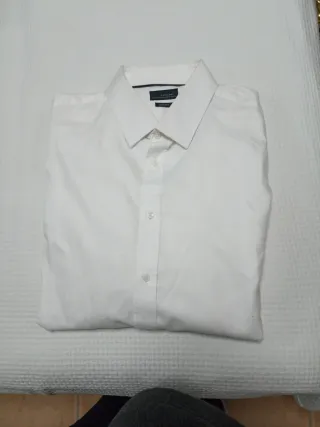 Camisa Zara Blanca Talla XL