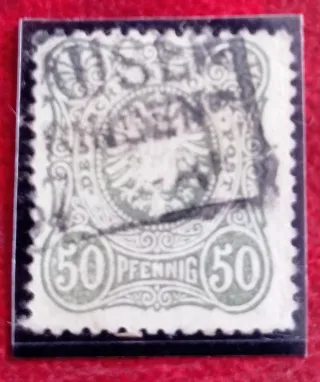 Sello 50 Pfennig Deutsch-Österreich