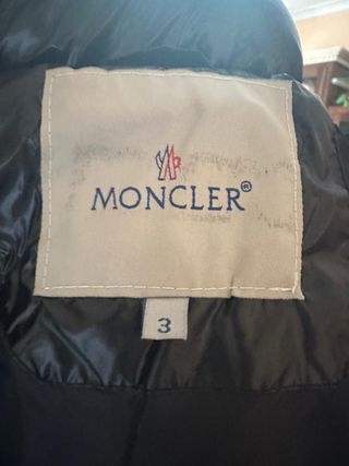 Moncler Giubbotto Piuma D'oca Nero