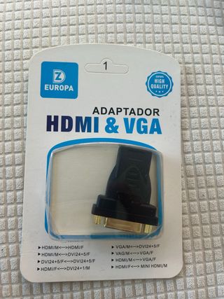 Adaptador HDMI a VGA Europa