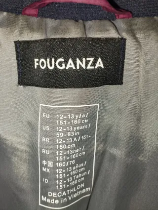 Chaleco FOUGANZA Rojo Talla S