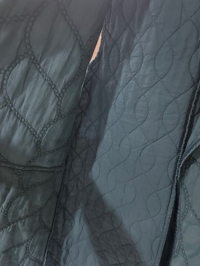 Chaleco enguatado tres cuartos mujer