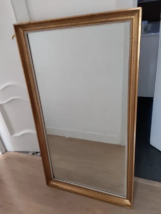 Espejo Marco Dorado