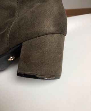 Stivaletti camoscio Tata verde oliva