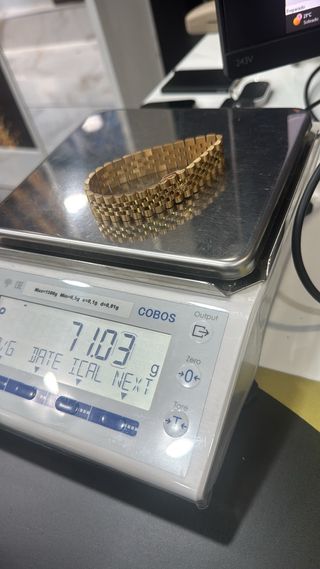 Pulsera Rolex Oro 71.03g