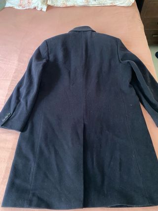 Abrigo lana azul marino hombre