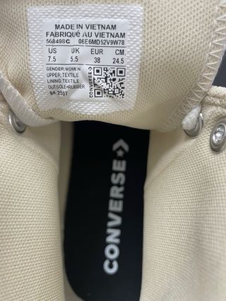 Converse plataforma blancas mujer