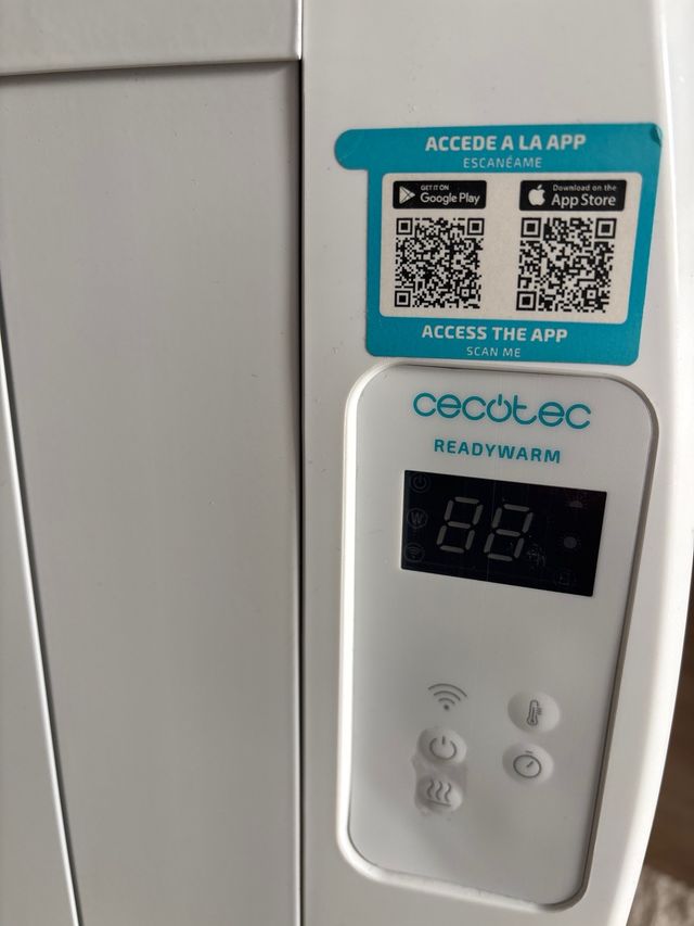 Estufa Eléctrica Cecotec Blanca