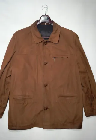 Chaquetón de piel de vacuno de caballero.