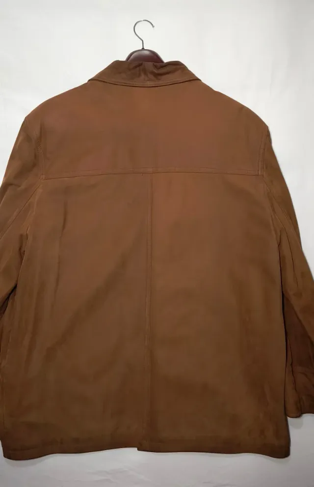 Chaquetón de piel de vacuno de caballero.