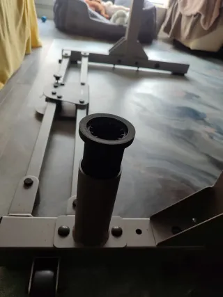 Rack + Barra 7,5kg 28mm + 2 Discos 20kg (Domyos)