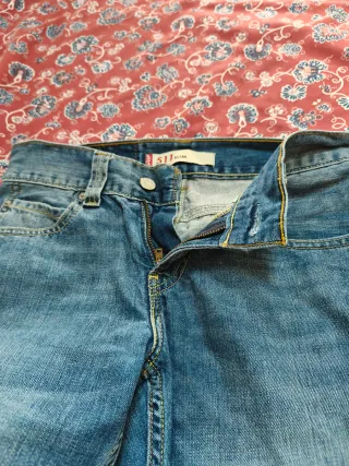 Pantalón Levis Mujer 511 Azul