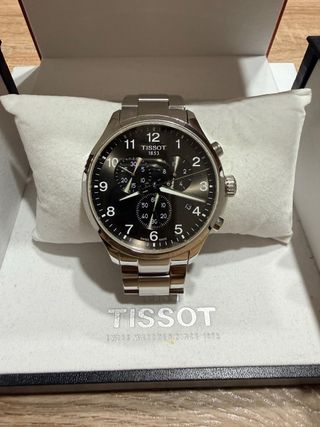 Reloj Tissot Chrono XL Negro/Plateado 45mm