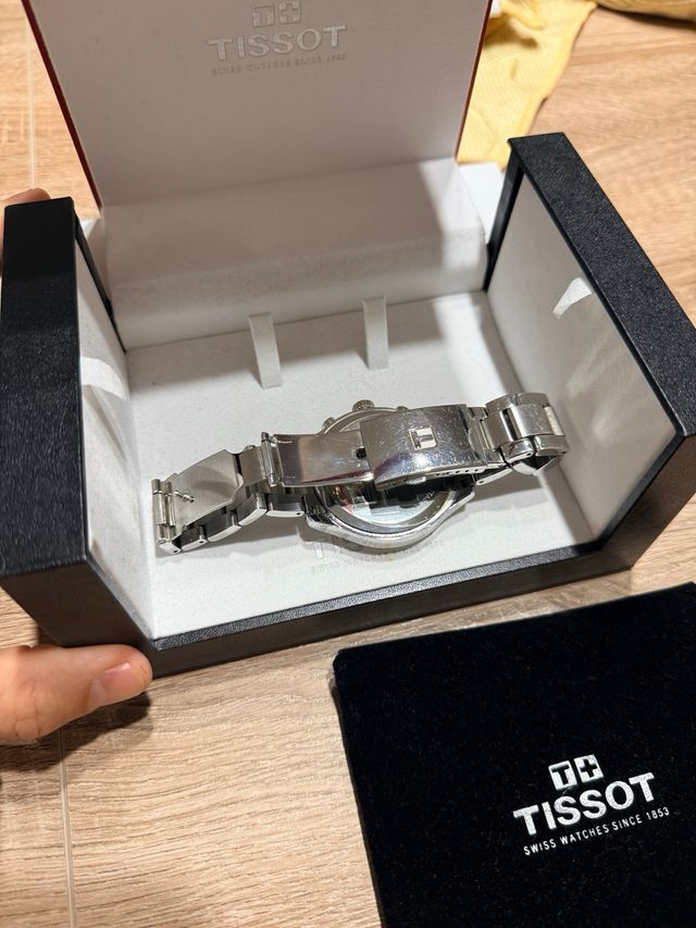 Reloj Tissot Chrono XL Negro/Plateado 45mm