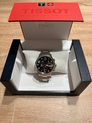 Reloj Tissot Chrono XL Negro/Plateado 45mm